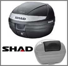 SHAD Topcase + backrest