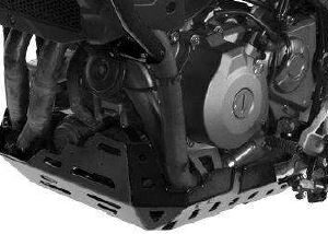ALU SKID PLATE TEXTURED BLACK TRK