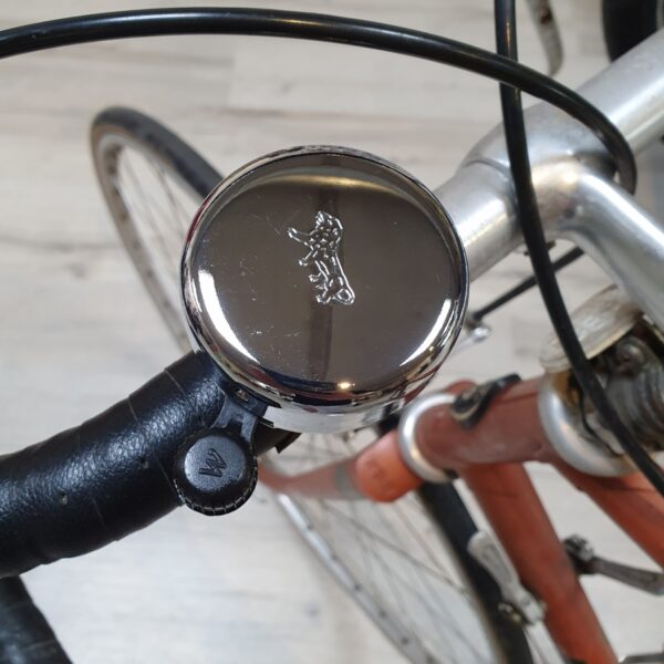 Fietsbel Leeuw Chroom Zilver