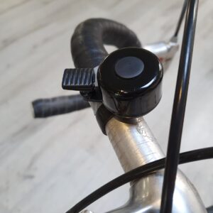 Fietsbel Staal zwart