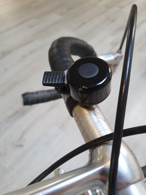 Fietsbel Staal zwart