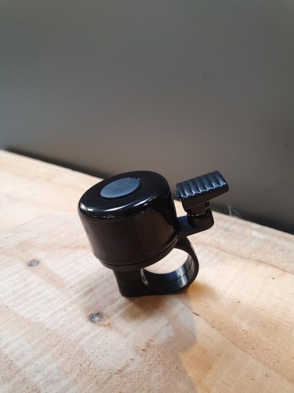 Fietsbel Staal zwart