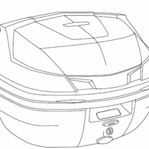 KUMPAN ELECTRICAL TOP CASE (FULL KIT)