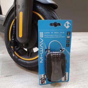 Kabelslot 90cm oprolbaar