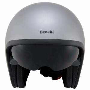 Leoncino Jet helm Silver/Black L