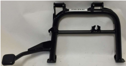 MIDDENSTANDAARD VERSTERKT MET 1 POOT