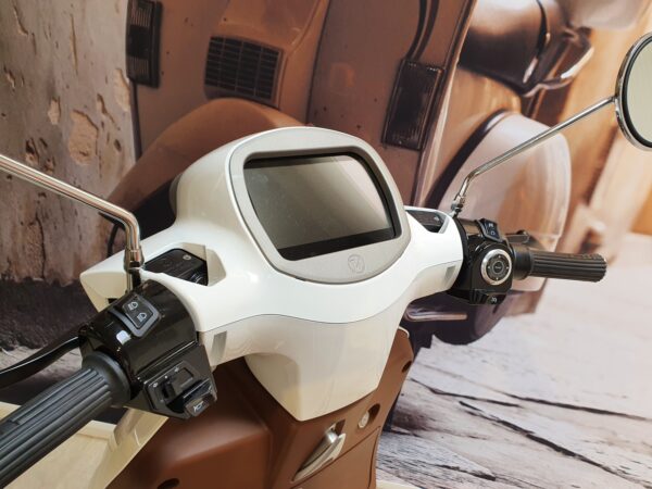 Magnolia White / Mahagoni brown