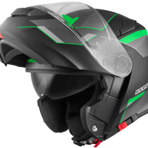 V271 Black matt / green - Large