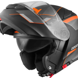 V271 Black matt / orange - Large